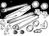 Fuser Repair Kit (to rebuild 600K36740 or 600K36760) Xerox&reg; 5018 version